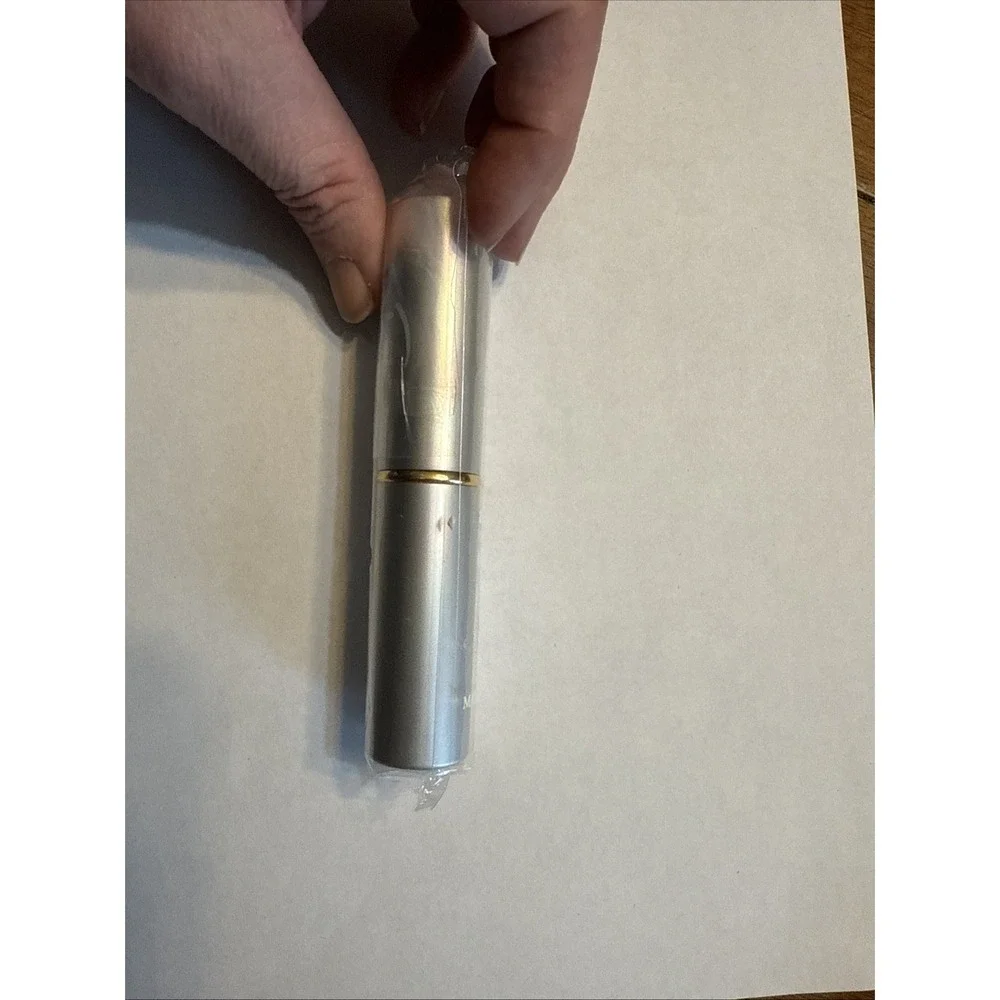 SEALED Mary Kay Retractable Silver & Gold Round Loose‎ Powder Makeup Brush RARE